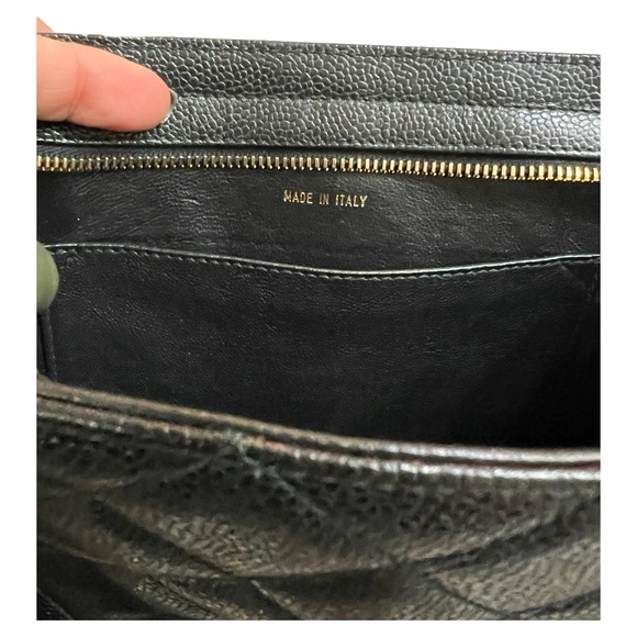 Authentic vintage CHANEL diamond quilted CC Turnlock crossbody bag EXCELLENT! - Picture 12 of 14